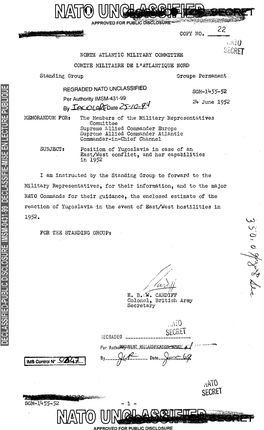 Declassified-Public Disclosure Imsm-0431-99 Declassifie-Mise En Lecture Publique