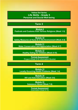 Life Skills - Grade 5 Personal and Social Well-Being