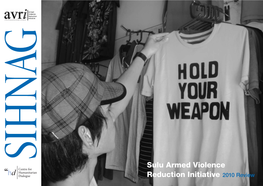 Sulu Armed Violence Reduction Initiative 2010 Review