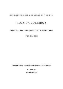 Florida Corridor and Southeast Corridor