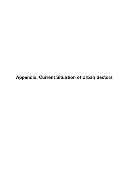 Appendix: Current Situation of Urban Sectors