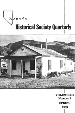 Spring 1969 Nevada Historical Society
