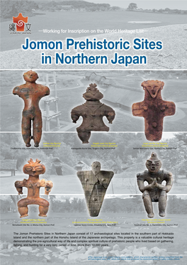 Value of Jomon Prehistoric Sites During the Jomon Period, Northern Japan Was Covered by Beech Forests and Other Deciduous Broad-Leaved Trees