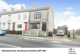 Wakefield Road, Streethouse Pontefract WF7 6BS