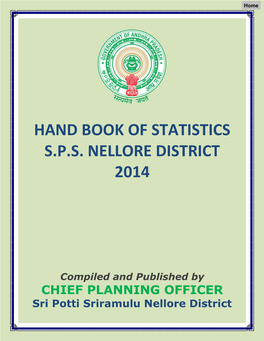 Hand Book of Statistics S.P.S. Nellore District 2014