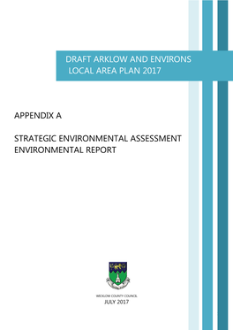 Draft Arklow and Environs Local Area Plan 2017