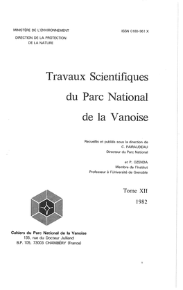 Travaux Scientifiques