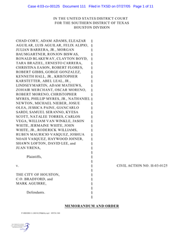 Case 4:03-Cv-00125 Document 111 Filed in TXSD on 07/27/05 Page 1 of 11