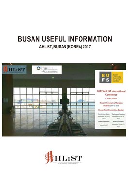 Ahlist Busan Brochure Part1