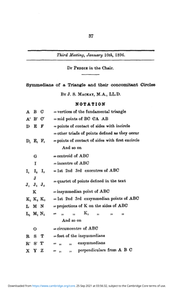 37 Symmedians of a Triangle and Their Concomitant Circles