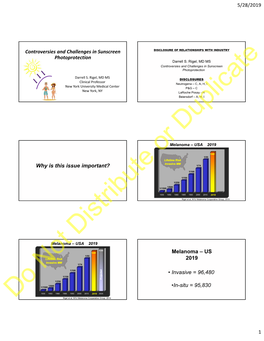 Melanoma – USA 2019