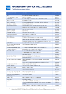 New Merchant (May-Jun 2021) Amex Offer