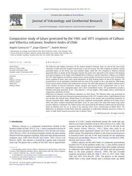 Comparative Study of Lahars Generated by the 1961 and 1971 Eruptions of Calbuco and Villarrica Volcanoes, Southern Andes of Chile