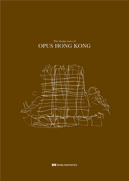 The Design Story of OPUS HONG KONG Books