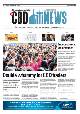 Double Whammy for CBD Traders Along the Eastern Edge of the CBD