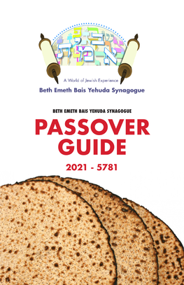 Passover Guide