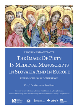 The Image of Piety in Medieval Manuscripts in Slovakia and in Europe