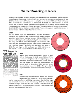 Warner Bros. Singles Labels