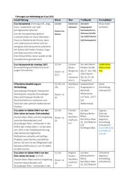 Inhalt Führung Wann Wer Treffpunkt Formalitäten D As Hansaviertel