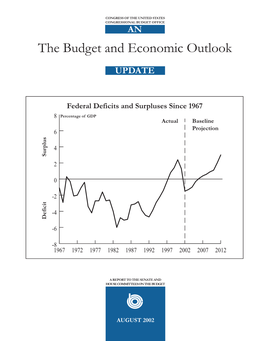 The Economic Outlook Presented in Chapter 2 Was Prepared by the Macroeconomic Analysis Divi- Sion Under the Direction of Robert Dennis