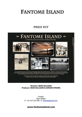 Fantome Island Press Kit 2012