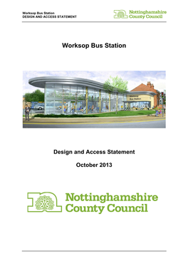 Worksop Bus Station D&A Statement