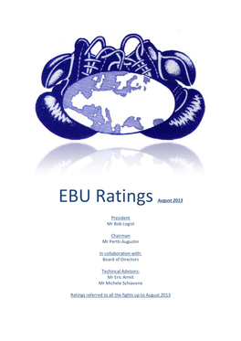 EBU Ratings August 2013