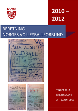 Beretning Norges Volleyballforbund