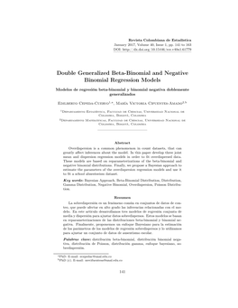 Double Generalized Beta-Binomial and Negative Binomial Regression Models