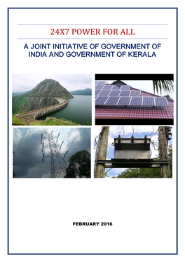 24X7 Power for All a Joint Initiative of Government of India and Government of Kerala