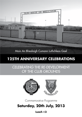 125Th Anniversary Celebrations Celebrating The
