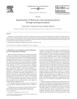 Identification of Wolbachia–Host Interacting Factors Through