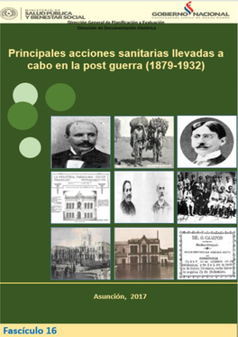 Principales Acciones Sanitarias Llevadas a Cabo En La Postguerra (1879-1932)