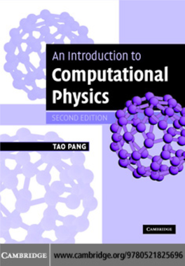 An Introduction to Computational Physics, Second Edition.Pdf