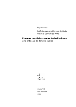 Poemas Brasileiros Sobre Trabalhadores Uma Antologia De Domínio Público