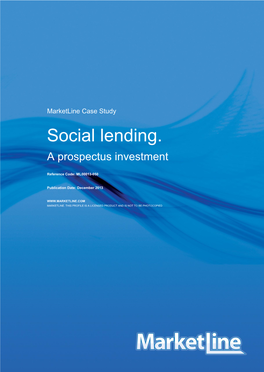 Social Lending Offer Lower Then Banks Loans