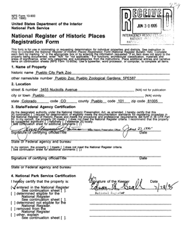 National Register of Historic Places Registration Form (National Register Bulletin 16A)