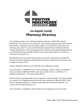 Pharmacy Directory