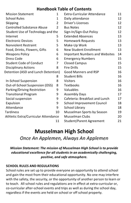 Musselman High School Once an Applemen, Always an Applemen