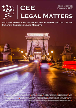 This Article Was Originally Published in Issue 4.2 of the CEE Legal
