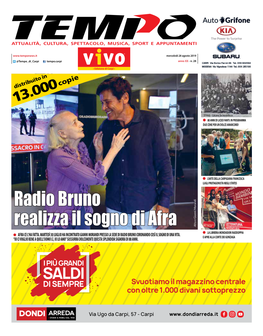 Radio Bruno Realizza Il Sogno Di Afra