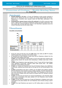 Weekly Briefing Notes 12 – 18 April 2006 | 1 U N I T E D N a T I O N S N a T I O N S U N I E S