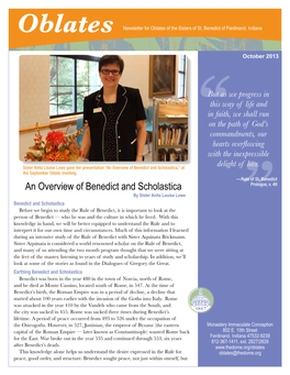 An Overview of Benedict and Scholastica,” at Delight of Love