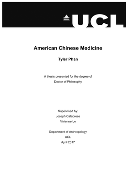American Chinese Medicine