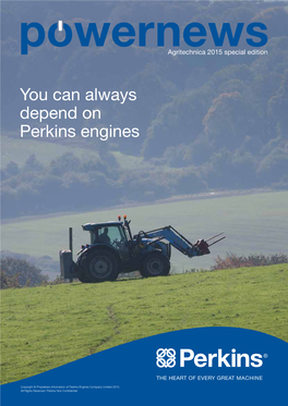 You Can Always Depend on Perkins Engines