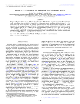 A BIPOLAR OUTFLOW from the MASSIVE PROTOSTELLAR CORE W51e2-E