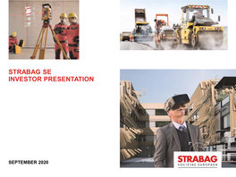 Strabag Se Investor Presentation