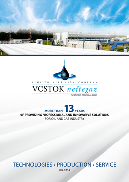 VOSTOK Neftegaz SCIENTIFIC-TECHNICAL FIRM