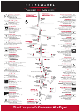 Download a Coonawarra Cellar Door Map As A