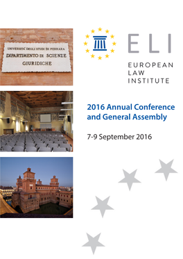 2016 Annual Conference and General Assembly